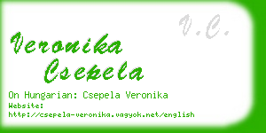 veronika csepela business card